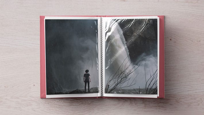 PSD Photo Album Mockup Template