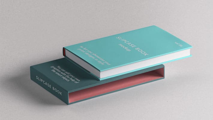 PSD Slipcase Book Mockup