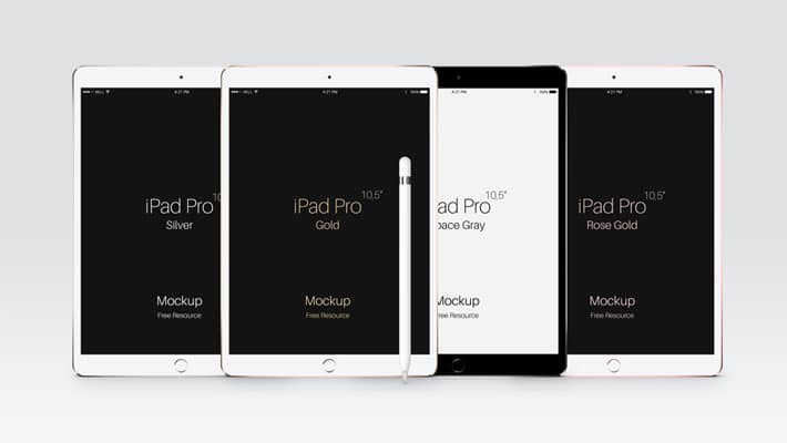 PSD iPad Pro 10-5 Mockup Template