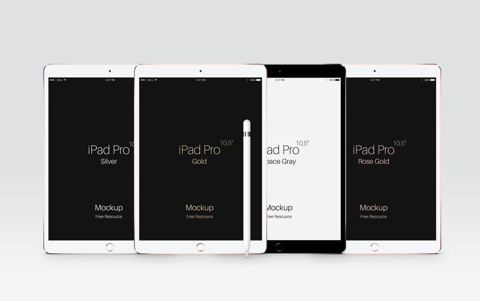 PSD iPad Pro 10-5 Mockup Template