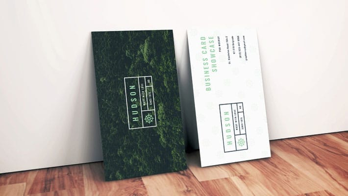 Realistic Business Card Mockup