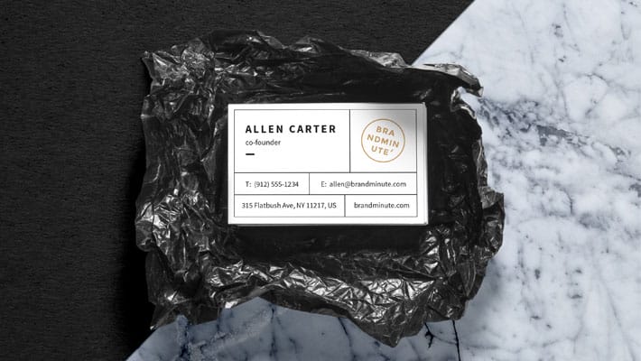 Realistic Business Cards MockUp