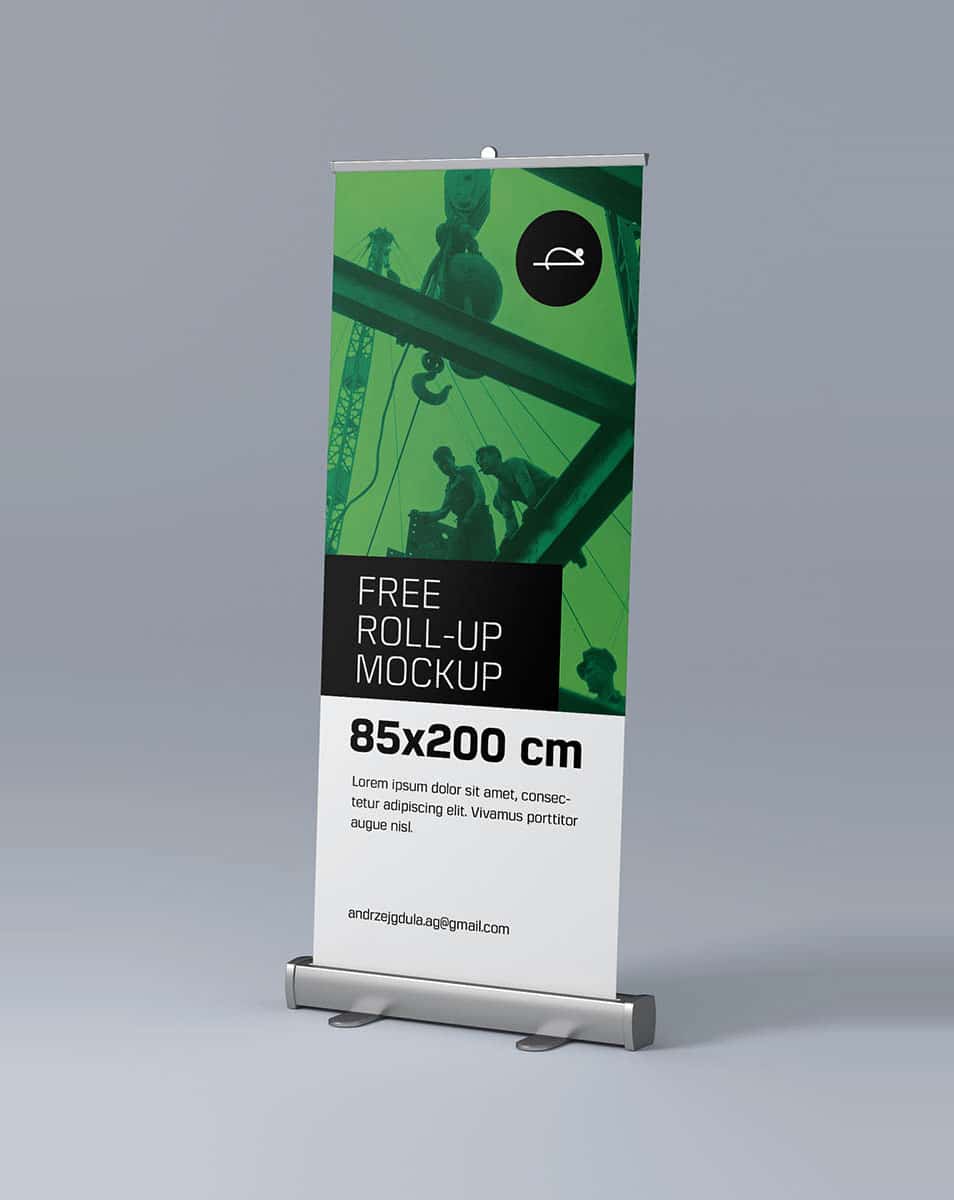 Roll-up Mockup Template