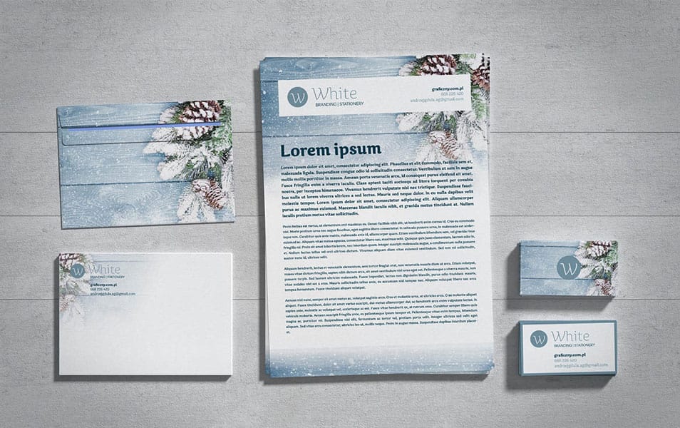 Small Branding Stationery Mockup