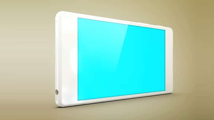 Smartphone Z5 Mockup