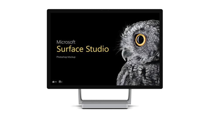 Surface Studio Mockup PSD