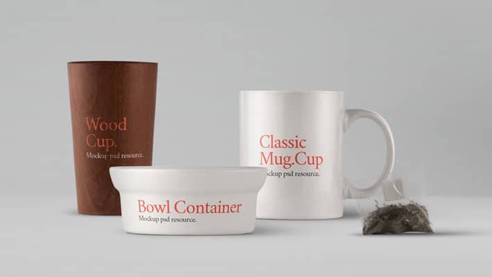 Tableware PSD Mockup