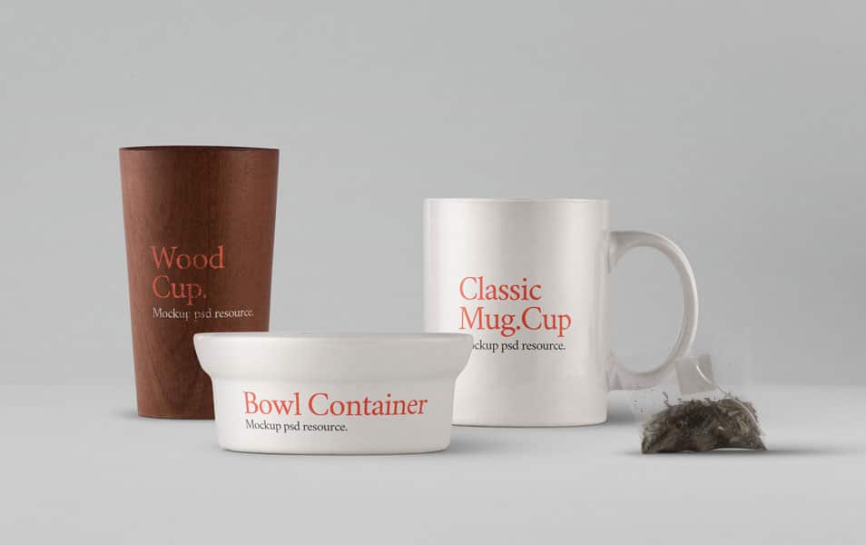 Tableware PSD Mockup