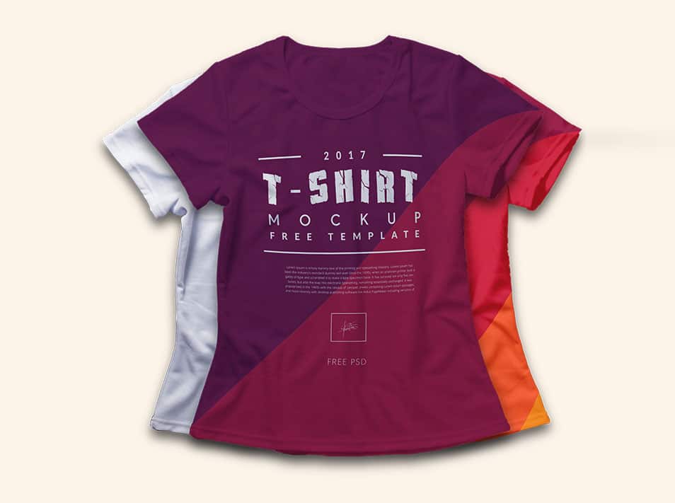 Top View T Shirt Mock Up