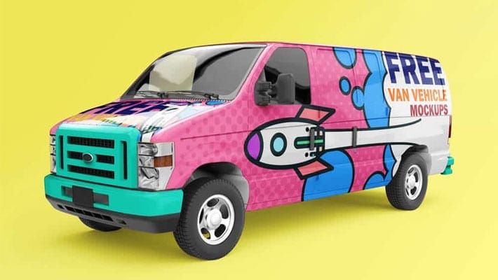 Van Vehicle Mockups