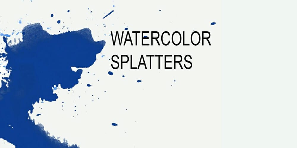 Watercolor Splatters