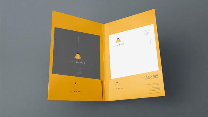 2 Free Outstanding File Folder Mockups