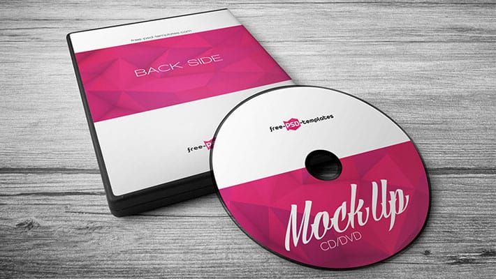 3 Free DVD Mock-ups in PSD