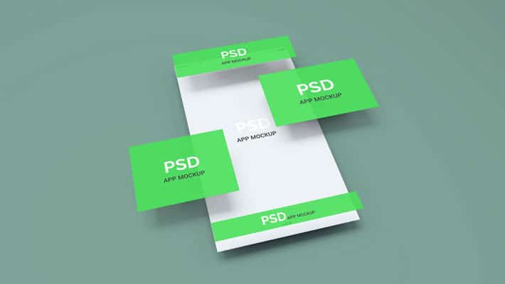 App Display PSD Mockup