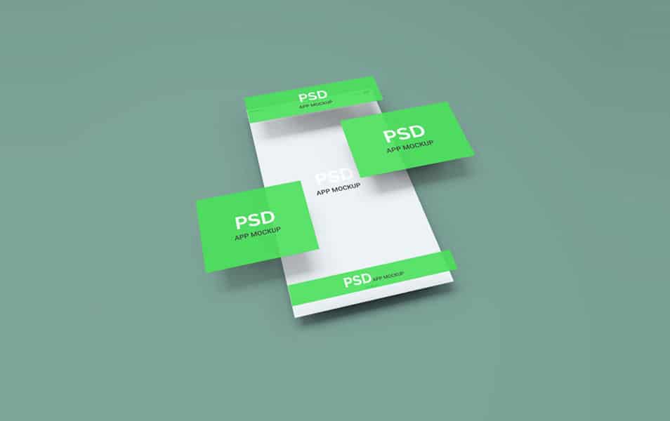 App Display PSD Mockup