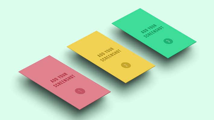 App Display Screen PSD Mockups