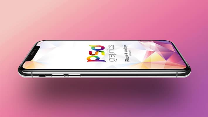 Apple iPhone X Mockup PSD