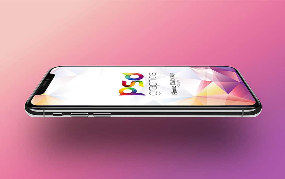 Apple iPhone X Mockup PSD