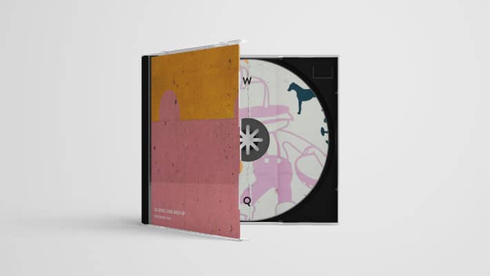 CD Jewel Case Mockup Photoshop PSD