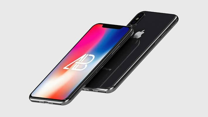 Floating iPhone X Mockup