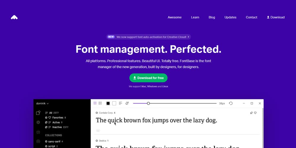 best font manager pc