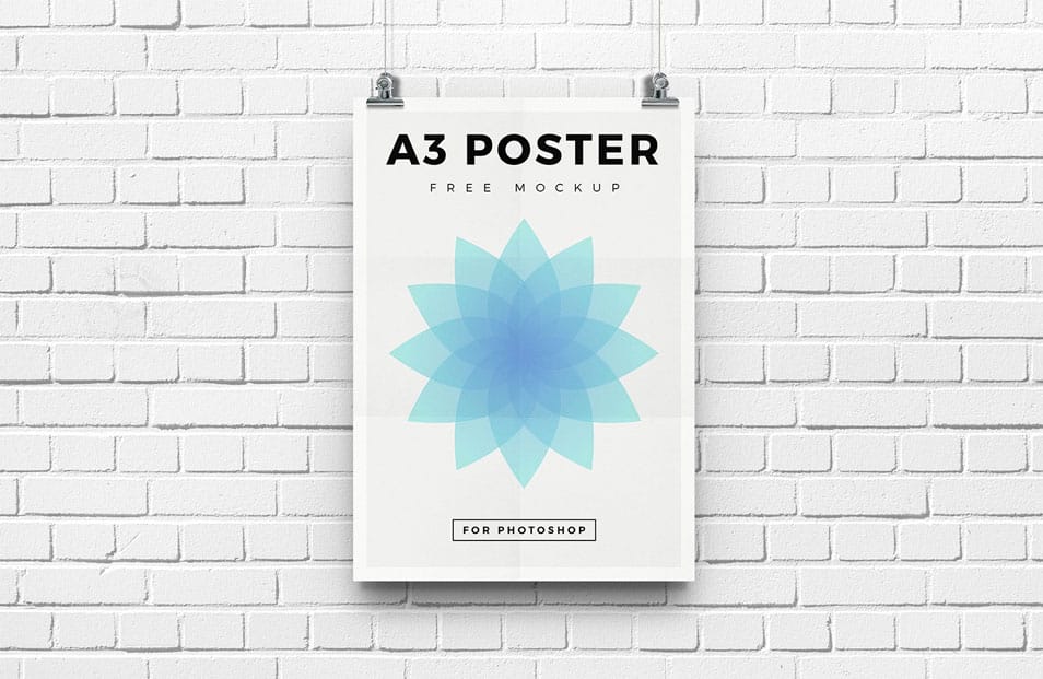 Free A3 Poster Mockup