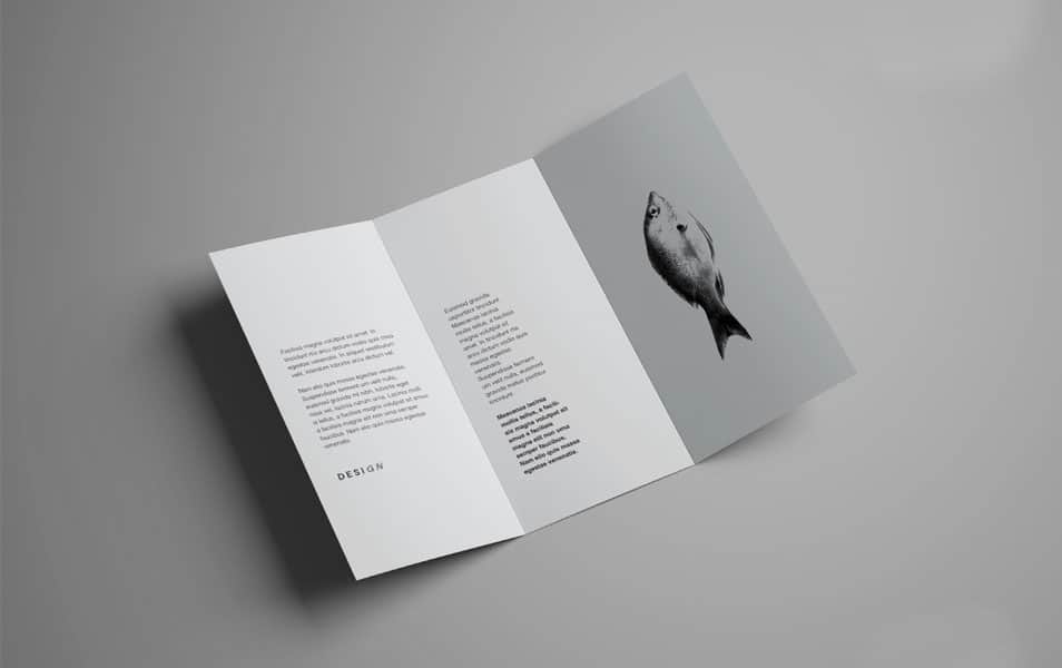 Free Advanced Trifold Brochure Mockup