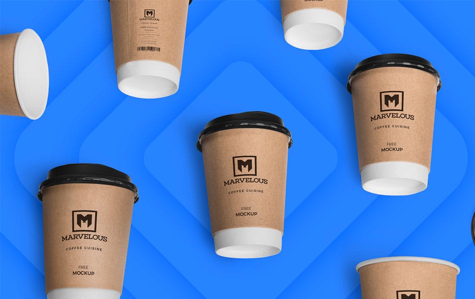 Free Awesome Coffee Cup Mockup