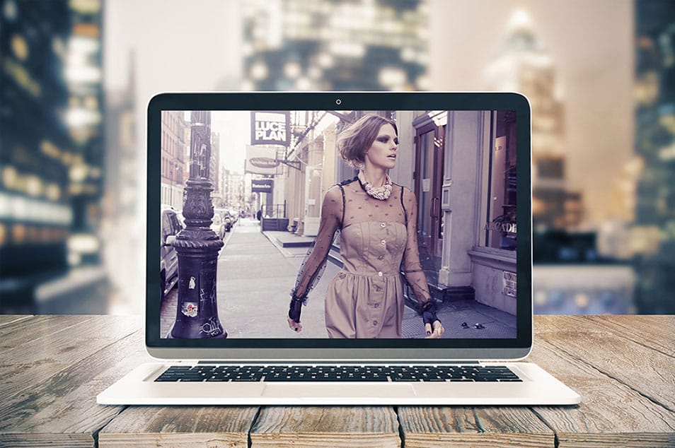 Free Desktop Notebook Screen Mockup