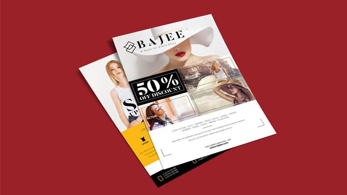 Free Flyers Mockup For Presentation