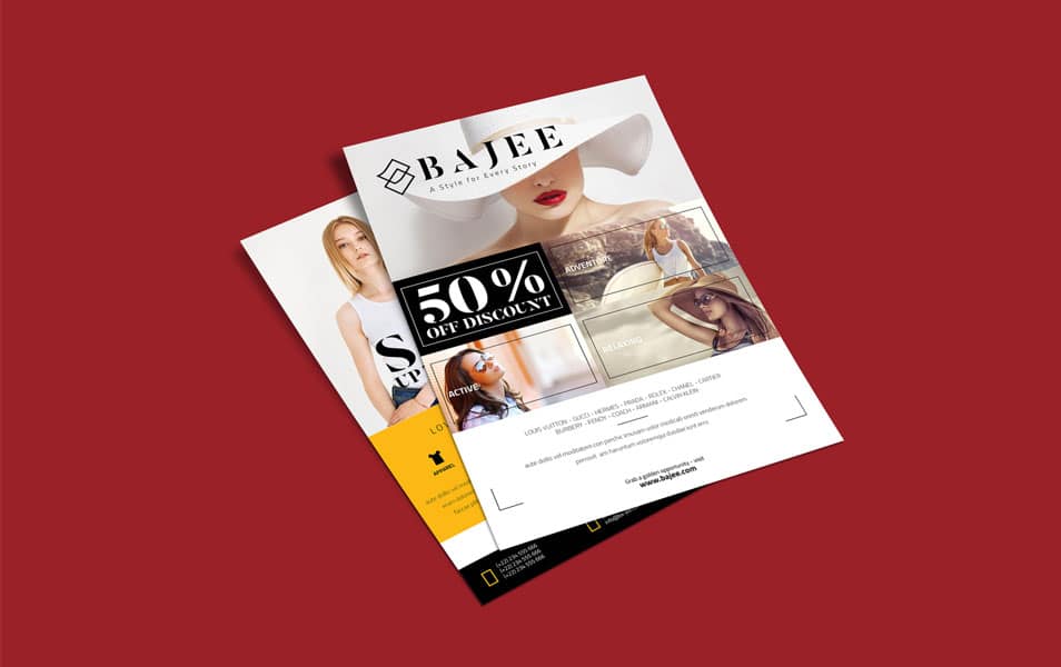 Free Flyers Mockup For Presentation