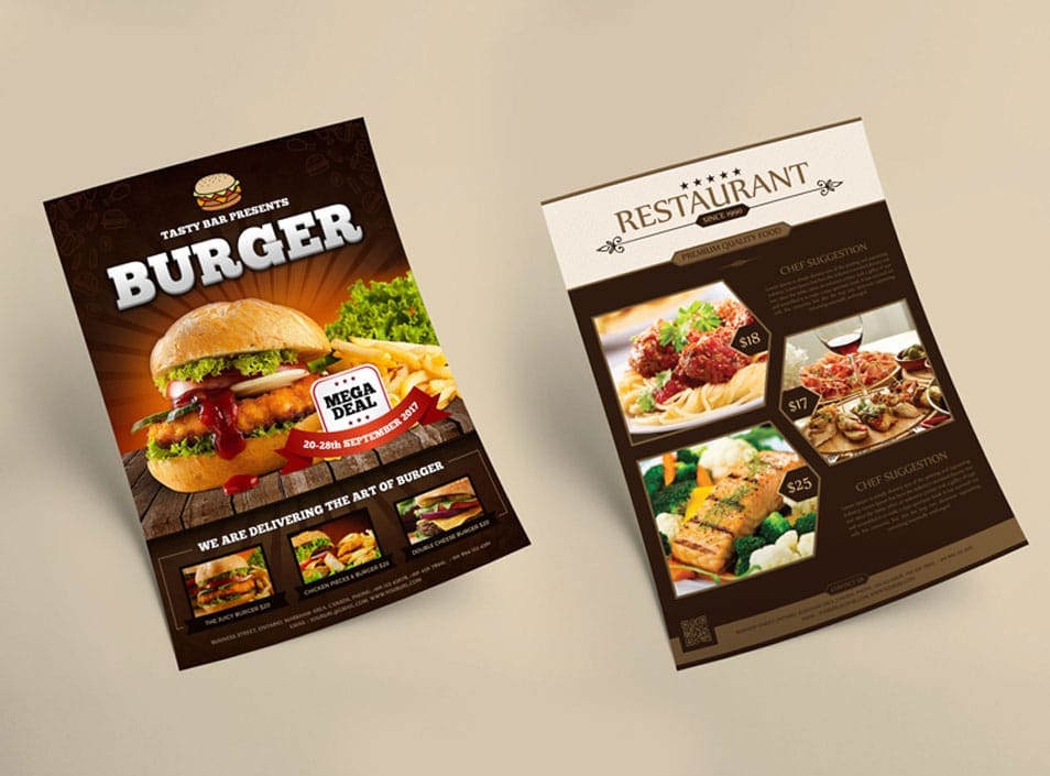 Free Multipurpose Flyers MockUps Templates PSD