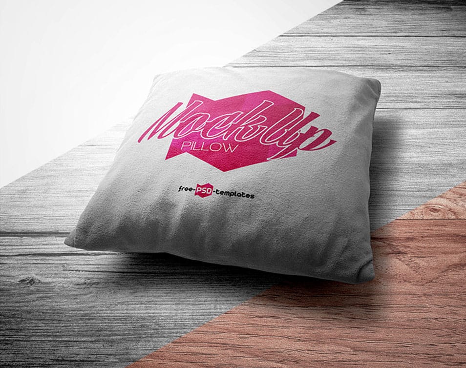 Free Pillow Mock-up in PSD
