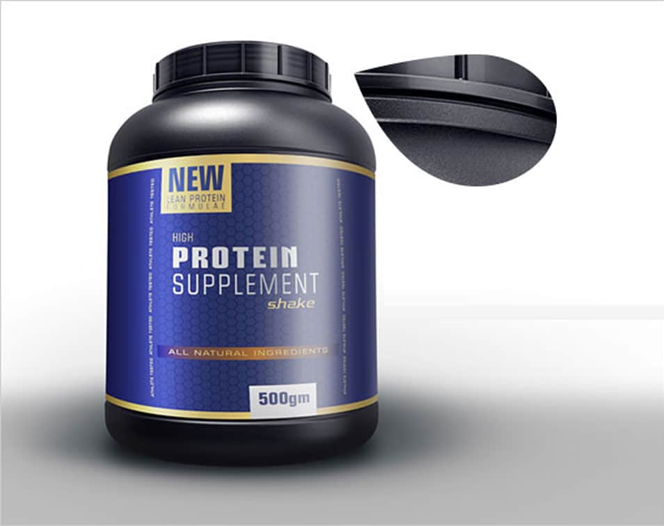 Free Protein Powder / Supplement Packaging Mockup PSD