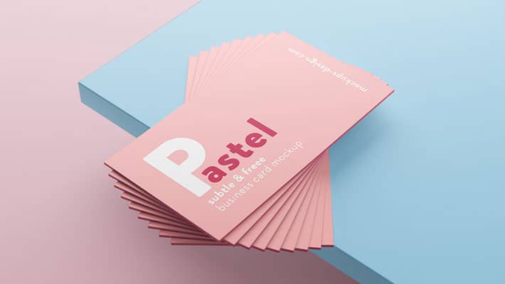 Free Business Cards Mockup