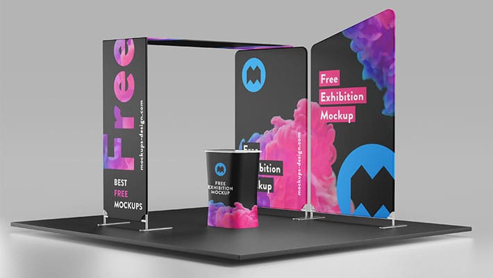 Free Exhibition Mockup