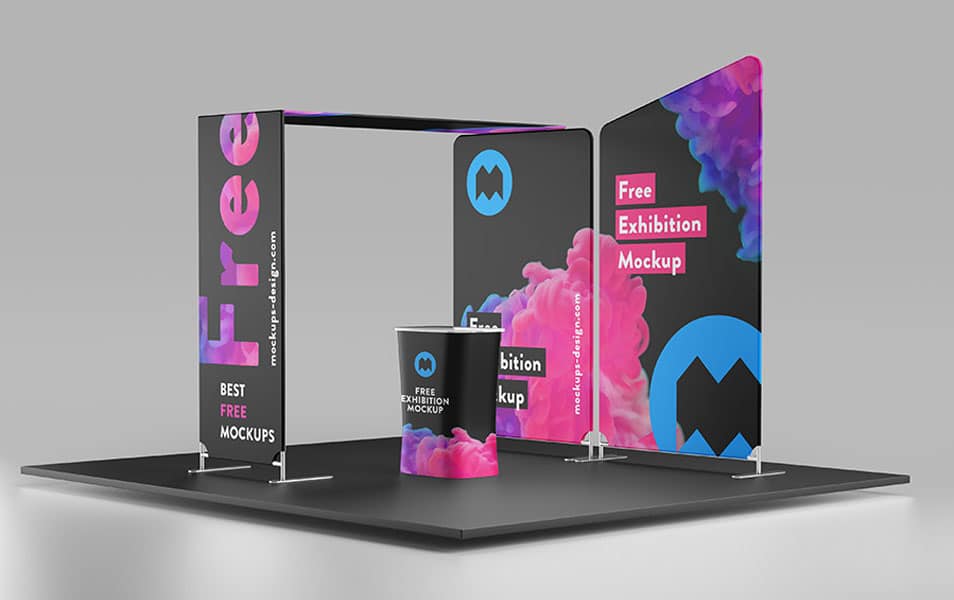 Free Exhibition Mockup