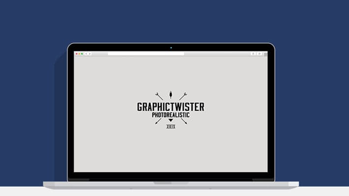 Gif iMac Flat Mockup
