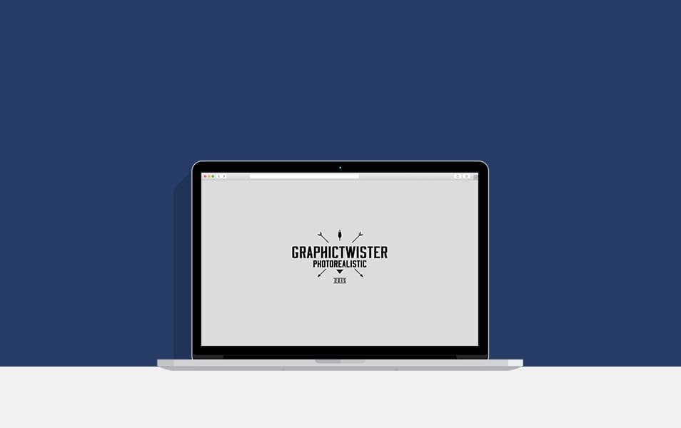 Gif iMac Flat Mockup