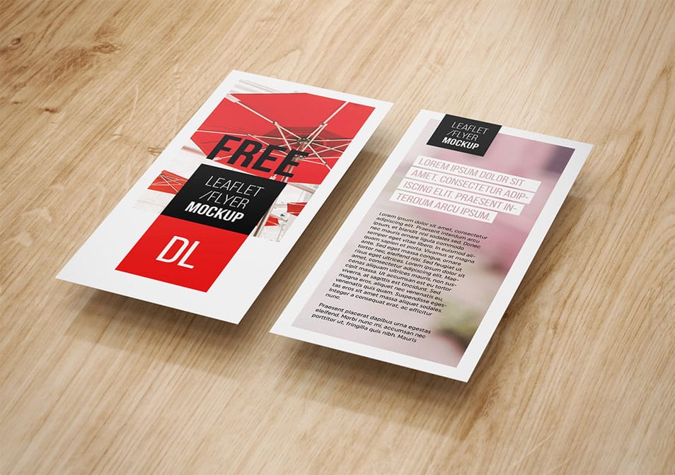 Leaflet Mockup Template