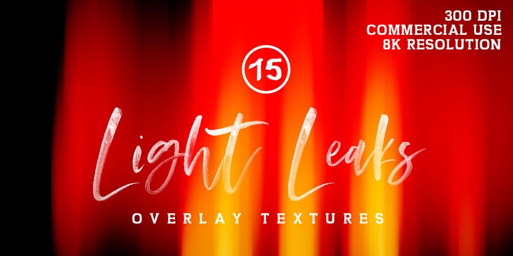 Light Leak Overlay Textures