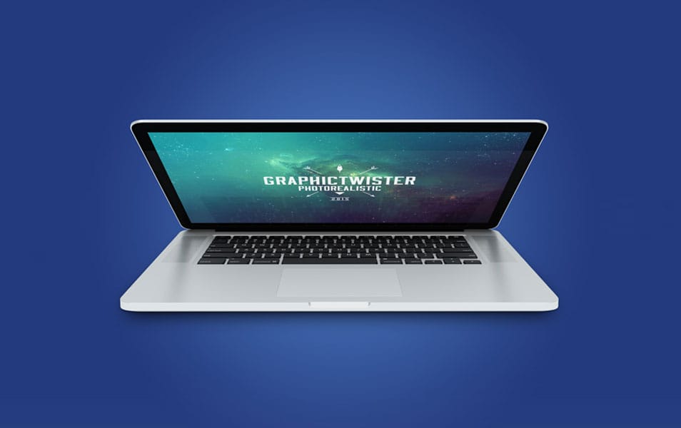 MacBook Pro Close Screen Mockup