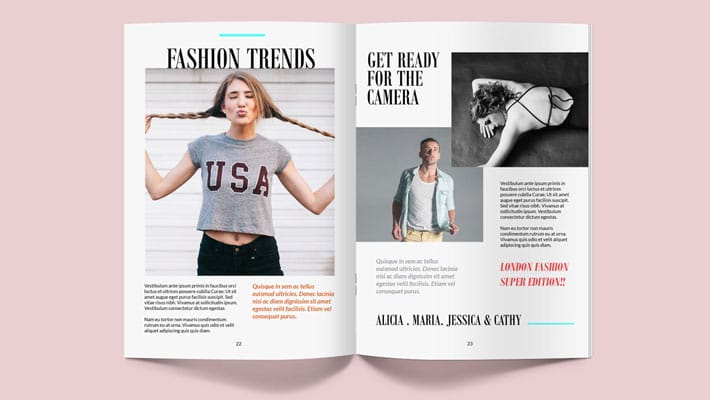 Magazine Mockup PSD Template