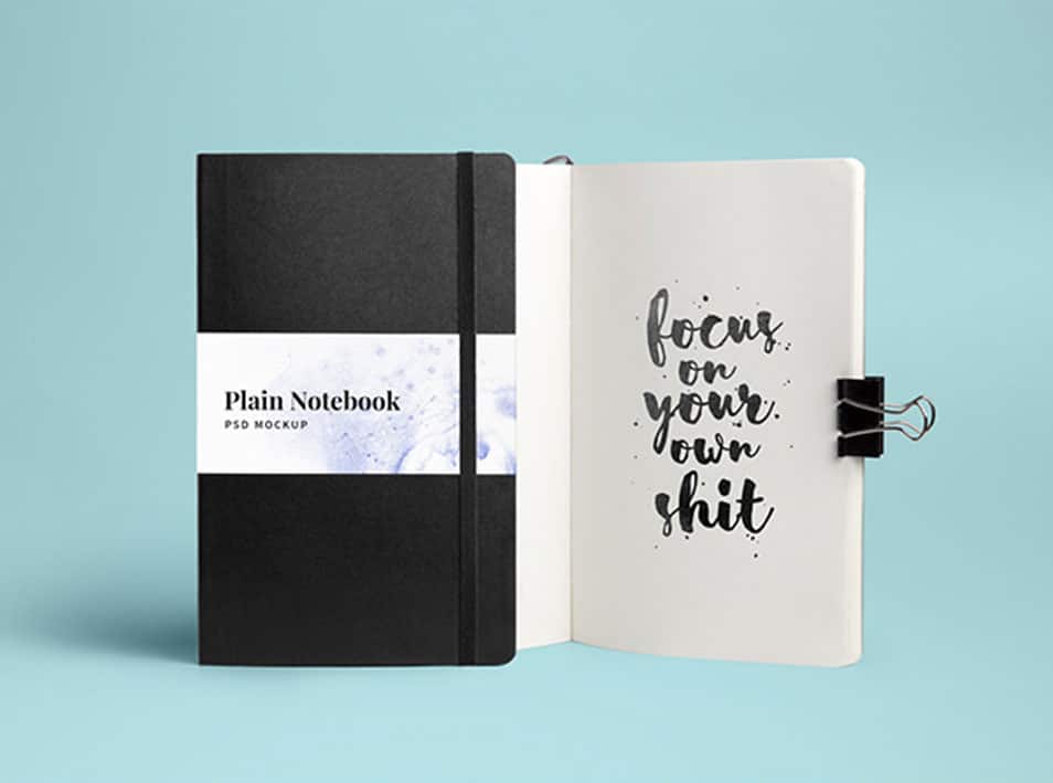 Notebook MockUp PSD