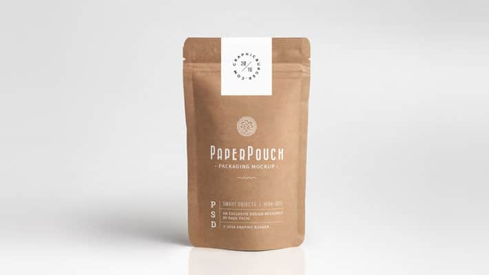 Paper Pouch Packaging MockUp