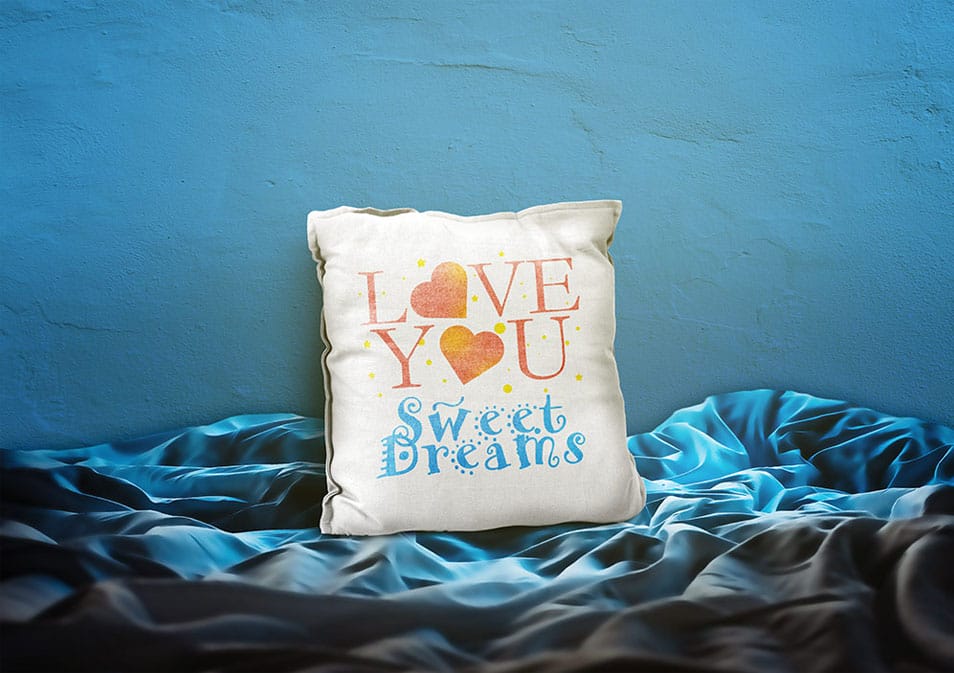 Pillow Mockup PSD Templates