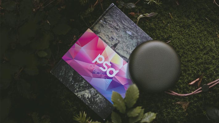 Postcard Mockup Free PSD