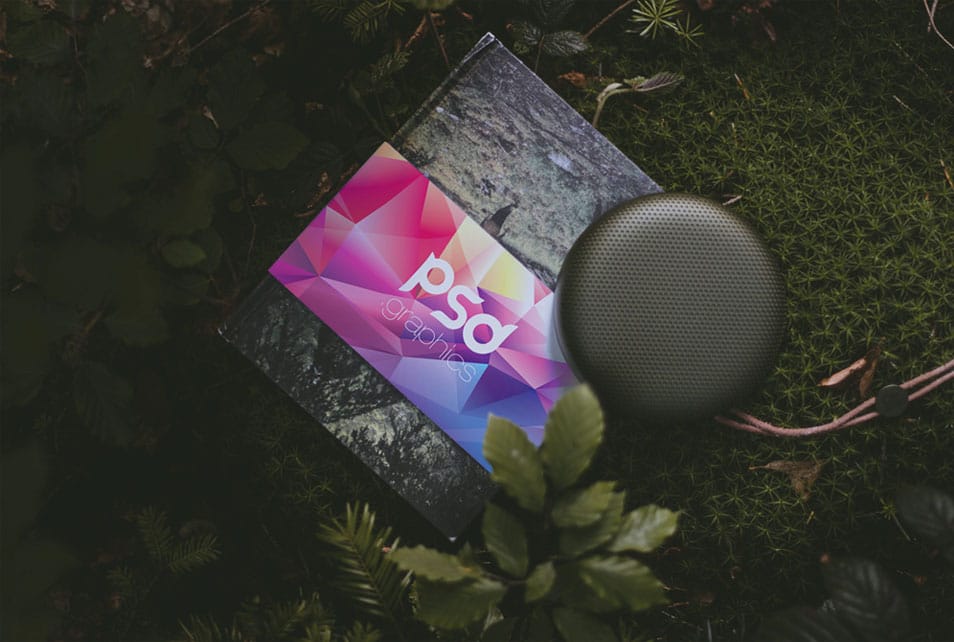 Postcard Mockup Free PSD