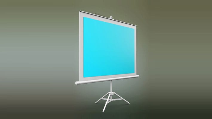 Projector Screen MockUp