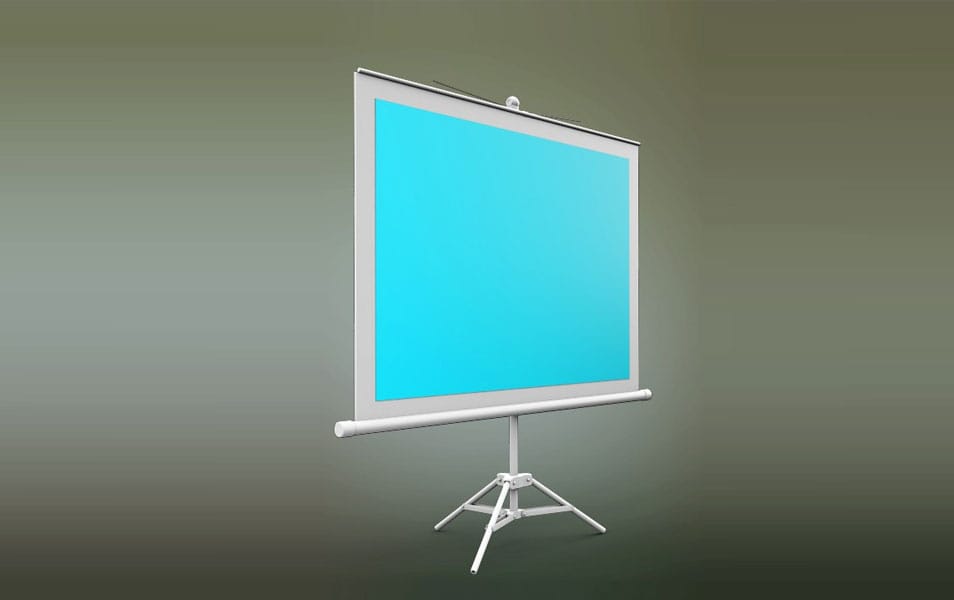 Projector Screen MockUp